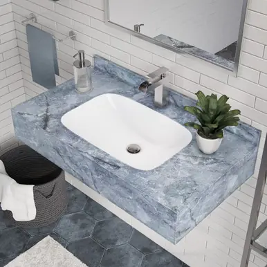 Swiss Madison SM-WS260BC Avancer 36'' Wall Mount Sink - Blue Celeste Special Offer