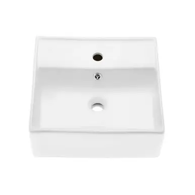 Last Chance Swiss Madison SM-WS319 Claire 15" Square Wall-Mount Bathroom Sink