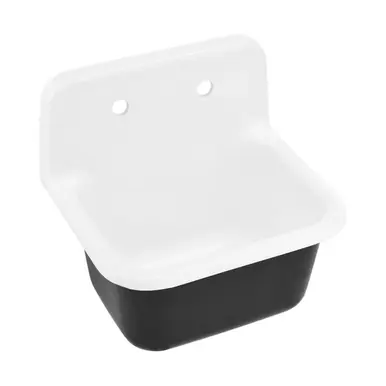 Original Swiss Madison SM-WS350 Loire 22" Wall Hung Cast Iron Bathroom Sink