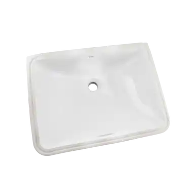 Price Drop TOTO® 20" Rectangular Undermount Bathroom Sink with CEFIONTECT, Cotton White - LT1535G#01
