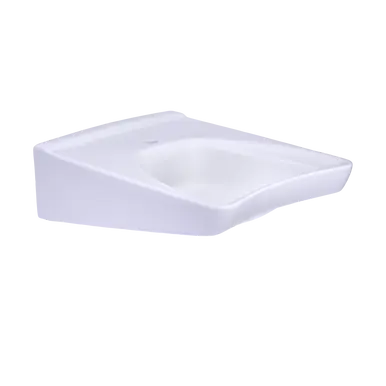 Markdown TOTO® Commercial Wall-Mount Bathroom Sink for Single Hole Faucets, Cotton White - LT308#01
