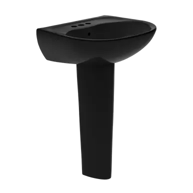 Cheap TOTO® Supreme® Oval Basin Pedestal Bathroom Sink for4 Inch Center Faucets, Ebony - LPT241.4#51