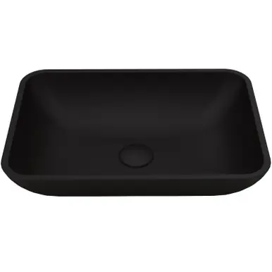 Vigo VG07110 Black Sottile Matteshell Vessel Bathroom Sink - 12 inch Buy Today