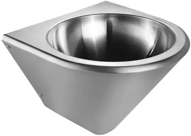 Whitehaus WHNCB1515 Noah's Brushed Stainless Steel Commercial Wall Mount Sink - 14 inch One Day Deal