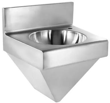 Whitehaus WHNCB1815 Noah's Brushed Stainless Steel Commercial Wall Mount Sink - 18 inch Affordable