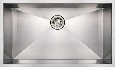 Whitehaus WHNCM3219 32" Noah's Collection Commercial Single Bowl Undermount Kitchen Sink - Brushed Stainless Steel Bargain