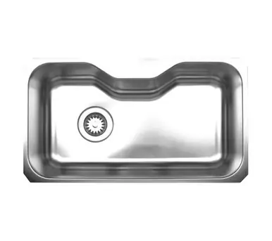 Whitehaus WHNUA3016 32 1/2" Noah's Collection Single Bowl Undermount Kitchen Sink - Brushed Stainless Steel Buy Direct