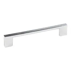Limited Offer Hardware Resources 635-128PC 5-7/8" Overall Length Cabinet Pull - Screws Included - 128 mm center-to-center Holes - Polished Chrome