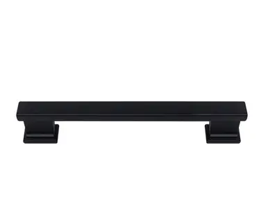 Luxury MNG Hardware 17720 128mm Pull - Park Avenue - Matte Black