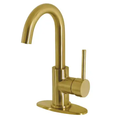 Exclusive Offer Kingston Brass LS8533DL Concord Single-Handle Bar Faucet, Brushed Brass