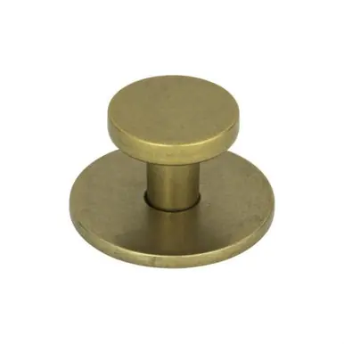 Affordable Atlas Dot Door Knob 1 1/4 Inch - Vintage Brass, A600-UB