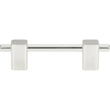 Worldwide Shipping Atlas Element Door Pull 3 Inch (c-c) - Polished Chrome, 295-CH