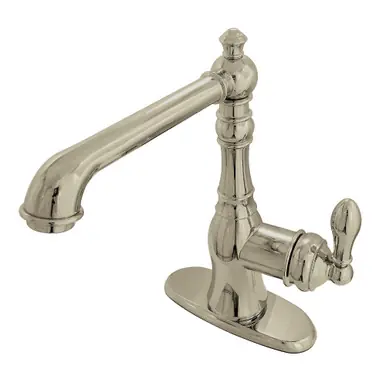 Kingston Brass Gourmetier GSY7728ACL American Classic Single-Handle Bar Faucet, Brushed Nickel Discount
