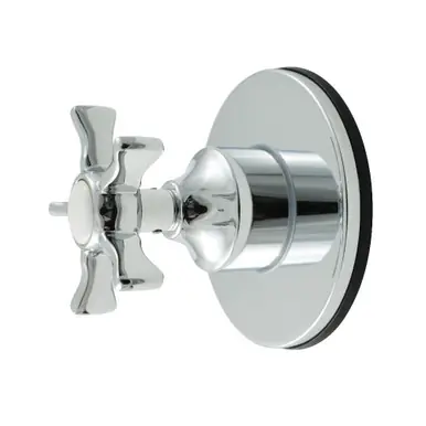 Bulk Order Kingston Brass Hamilton Single-Handle Six-Way Diverter Valve with Round Trim Kit, Polished Chrome - KS4031NX