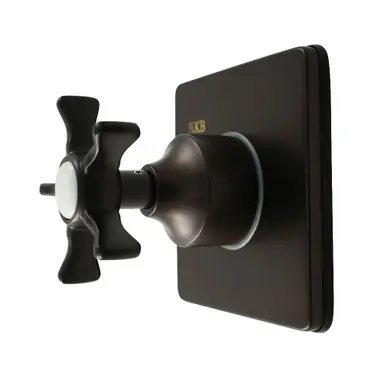 Best Price Kingston Brass Hamilton Single-Handle Six-Way Diverter Valve with Square Trim Kit, Oil Rubbed Bronze - KS4045NX