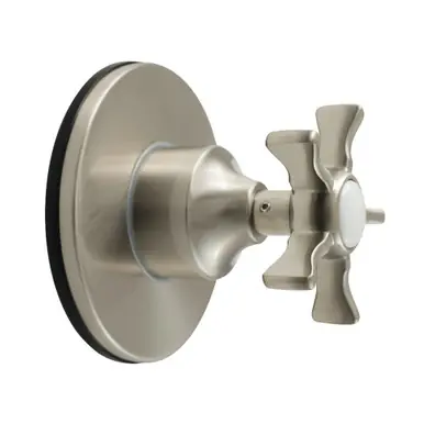 Kingston Brass Hamilton Single-Handle Three-Way Diverter Valve with Round Trim Kit, Brushed Nickel - KS3038NX Must Have