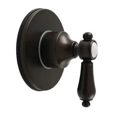 Kingston Brass Heirloom Single-Handle Six-Way Diverter Valve with Round Trim Kit, Oil Rubbed Bronze - KS4035BAL Budget