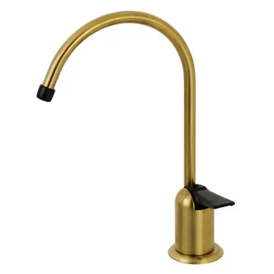 Kingston Brass K6197 Americana Single Handle Water Filtration Faucet, Brushed Brass Special Discount