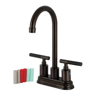 Kingston Brass Kaiser Bar Faucet, Oil Rubbed Bronze - KB8495CKL Luxury