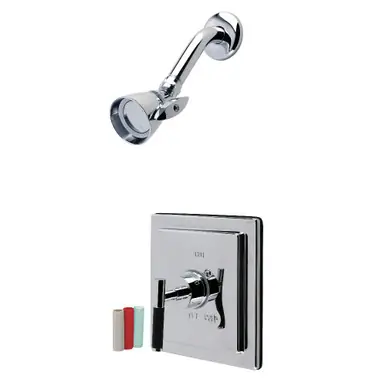Kingston Brass Kaiser Single-Handle Pressure Balanced Shower Faucet, Polished Chrome - KB8651CKLSO Mega Sale
