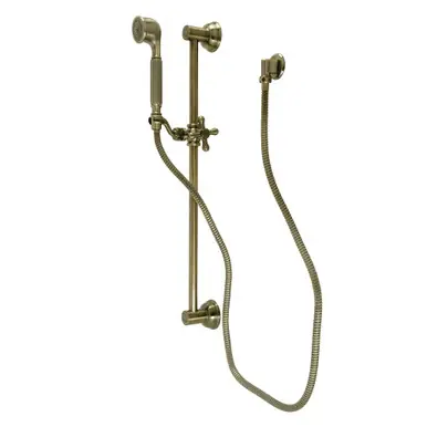 Kingston Brass KAK3323W3 Made To Match Hand Shower Combo with Slide Bar, Antique Brass New Arrival