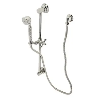 Kingston Brass KAK3326W6 Made To Match Hand Shower Combo with Slide Bar, Polished Nickel New Release