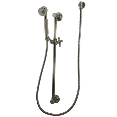 Kingston Brass KAK3328W8 Made To Match Hand Shower Combo with Slide Bar, Brushed Nickel Markdown
