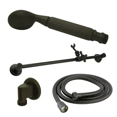 Holiday Sale Kingston Brass KAK3425W5 Made To Match Hand Shower Combo with Slide Bar, Oil Rubbed Bronze