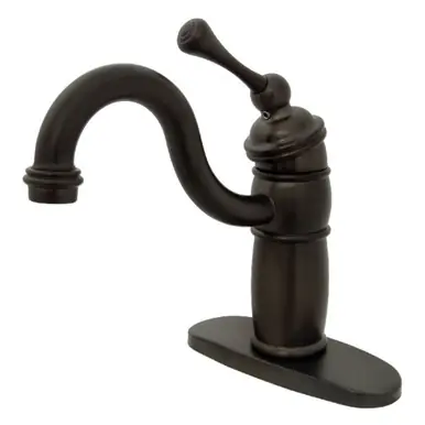 Kingston Brass KB1485BL Vintage Single-Handle Monoblock Bar Faucet, Oil Rubbed Bronze Professional Grade