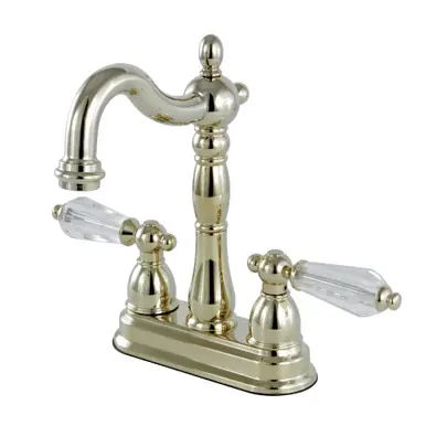 Instant Buy Kingston Brass KB1492WLL Wilshire Two-Handle Bar Faucet, Polished Brass