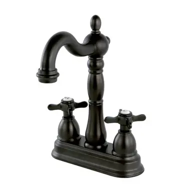 Kingston Brass KB1495BEX Essex Two-Handle Bar Faucet, Oil Rubbed Bronze Factory Price