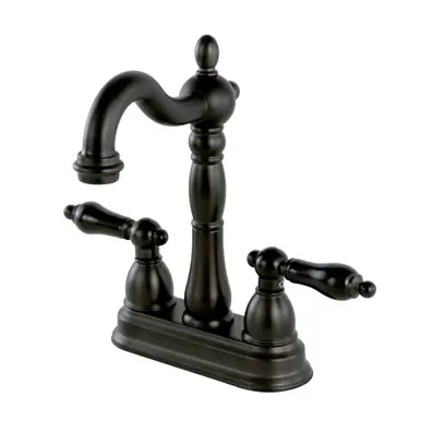 Kingston Brass KB1495PKL Duchess Two-Handle Bar Faucet, Oil Rubbed Bronze Fast Shipping