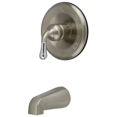 Direct From Factory Kingston Brass KB1637TO Tub Only for KB1637, Brushed Nickel/Polished Chrome