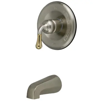 Bargain Kingston Brass KB1639TO Tub Only for KB1639, Brushed Nickel/Polished Brass
