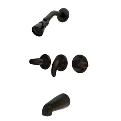 Buy Direct Kingston Brass KB235LL Tub and Shower Faucet, Oil Rubbed Bronze