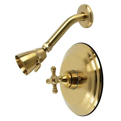 Free Delivery Kingston Brass KB2637BXSO Metropolitan Pressure Balanced Shower Faucet, Brushed Brass