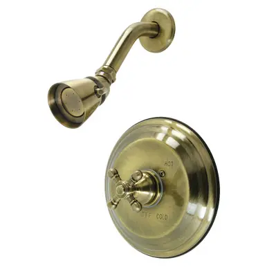 Exclusive Kingston Brass KB2633BXSO Metropolitan Pressure Balanced Shower Faucet, Antique Brass