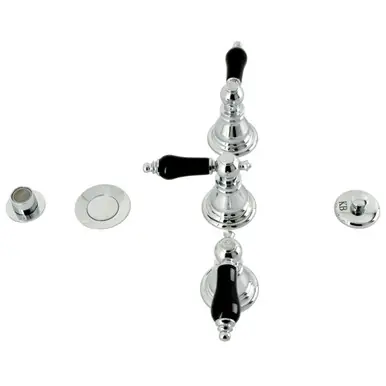 Direct From Factory Kingston Brass KB321AKL Duchess Three-Handle Bidet Faucet, - Polished Chrome