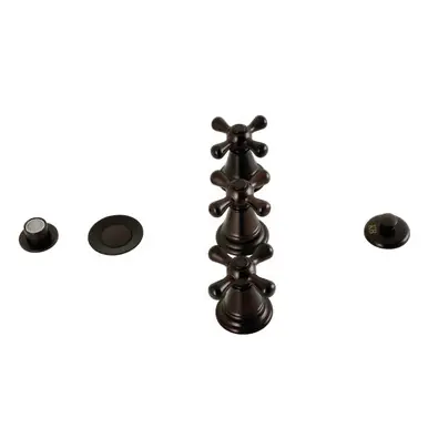 Direct From Manufacturer Kingston Brass KB325AX Victorian Three-Handle Bidet Faucet, - Oil Rubbed Bronze