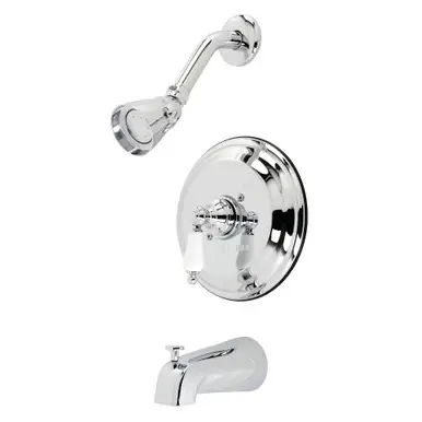 Affordable Kingston Brass KB3631PL Restoration Tub & Shower Faucet, Polished Chrome
