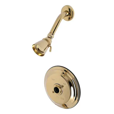 Affordable Kingston Brass KB3632TSLH Shower Faucet Trim Only Without Handle, Polished Brass