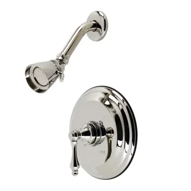 Buy Today Kingston Brass KB3636ALSO Restoration Pressure Balanced Shower Faucet, Polished Nickel