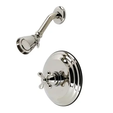 Hassle-Free Returns Kingston Brass KB3636AXSO Restoration Pressure Balanced Shower Faucet, Polished Nickel