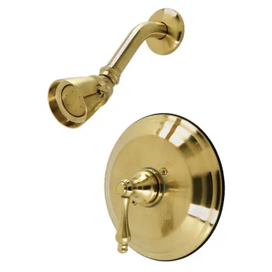 Exclusive Kingston Brass KB3637ALSO Restoration Pressure Balanced Shower Faucet, Brushed Brass