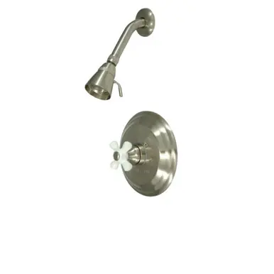 Worldwide Shipping Kingston Brass KB3638PXSO Restoration Pressure Balanced Shower Faucet, Brushed Nickel