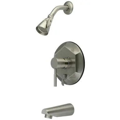 Kingston Brass KB46380DL Concord Tub & Shower Faucet, Brushed Nickel Best Choice