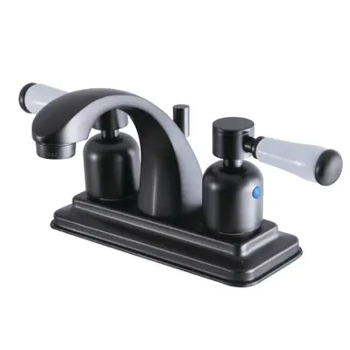 Kingston Brass KB4645DPL 4 in. Centerset Bathroom Faucet, Oil Rubbed Bronze Affordable