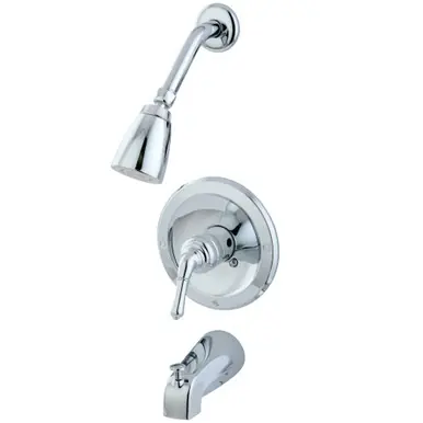 Worldwide Shipping Kingston Brass KB531NML Tub and Shower Faucet, Polished Chrome