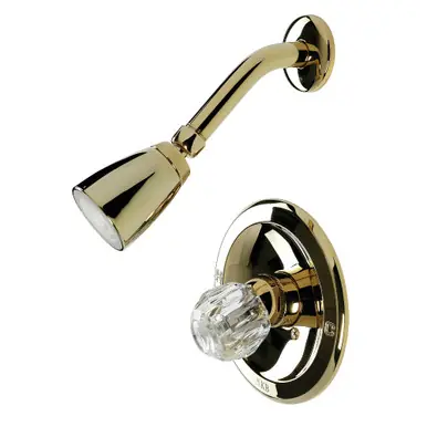 Get Yours Kingston Brass KB532SO Shower Only, Polished Brass