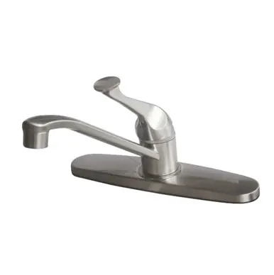 Top Rated Kingston Brass KB571SN Chatham Single Handle Centerset Kitchen Faucet, Brushed Nickel